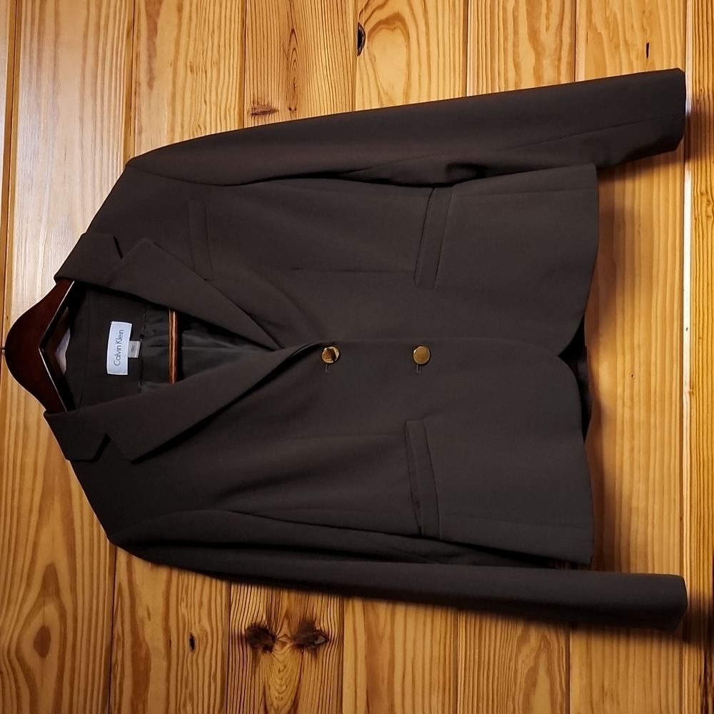 Brown Calvin Klein blazer